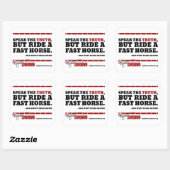 Hightower Lowdown: Spreek de waarheid (Sticker) Vierkante Sticker (Vel)