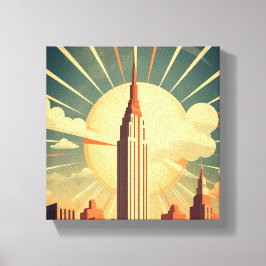 Hightower Sunrise Canvas Afdruk