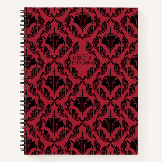 Hightower Vs. Targaryen Helmet Pattern Notitieboek (Voorkant)