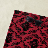 Hightower Vs. Targaryen Helmet Pattern Strandlaken (In situ)