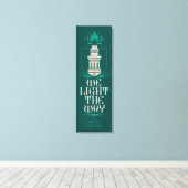 Hightower | Wij lichten de weg Canvas Afdruk (Insitu (Houten vloer))