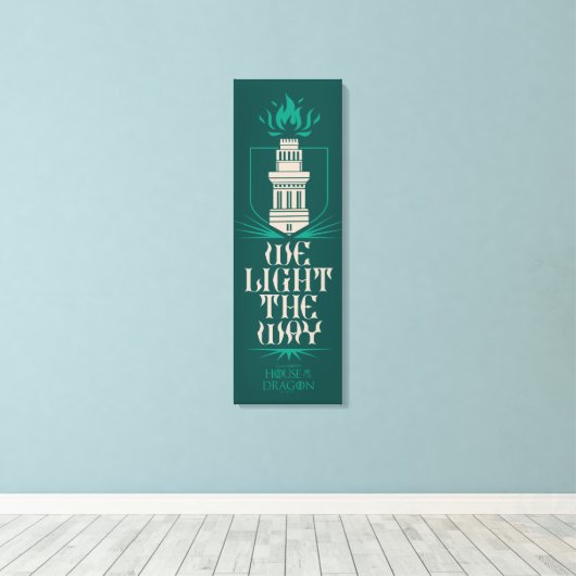 Hightower | Wij lichten de weg Canvas Afdruk (Insitu (Houten vloer))