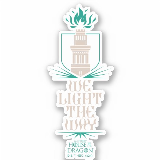 Hightower | Wij lichten de weg Sticker (Voorkant)