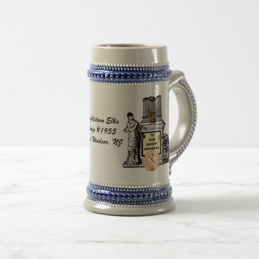 Hightstown Elks Beer Stein Bierpul (Voorkant rechts)