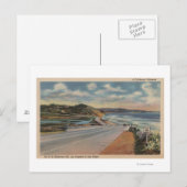 Highway 101 aan de kust van Californië ViewState Briefkaart (Voorkant / Achterkant)