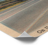 Highway 101 aan de kust van Californië ViewState Poster (Hoek)