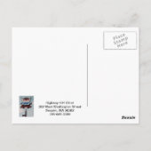 Highway 101 Diner Briefkaart (Achterkant)