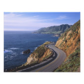Highway 1 langs de Californische kust nabij Foto Afdruk (Voorkant)