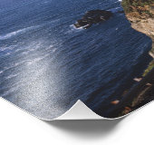 Highway 1 langs de Californische kust nabij Foto Afdruk (Hoek)