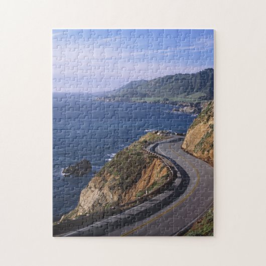 Highway 1 langs de Californische kust nabij Legpuzzel (Verticaal)
