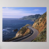 Highway 1 langs de Californische kust nabij Poster (Voorkant)