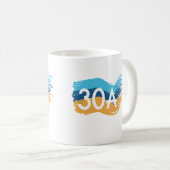 Highway 30A Florida Beach Swash Koffiemok (Voorkant rechts)