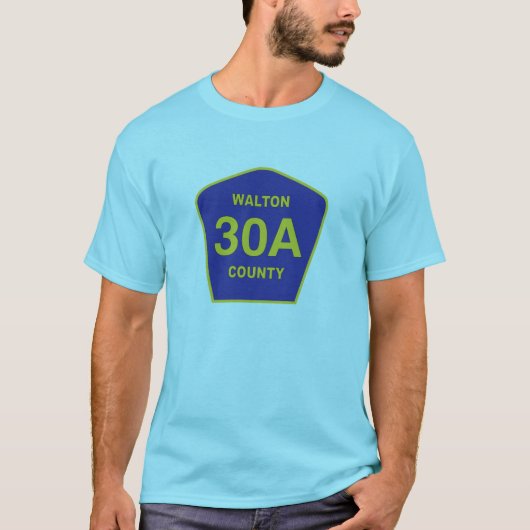 Highway 30A-teken Walton County Florida shirt (Voorkant)