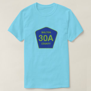 Highway 30A-teken Walton County Florida shirt