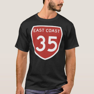 Highway 35, East Coast, New Zealand Classic T-Shir T-shirt
