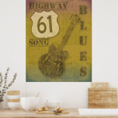 Highway 61 Blues Poster (Keuken)