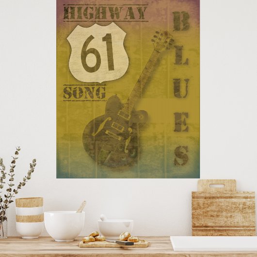 Highway 61 Blues Poster (Keuken)