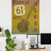 Highway 61 Blues Poster (Thuiskantoor)