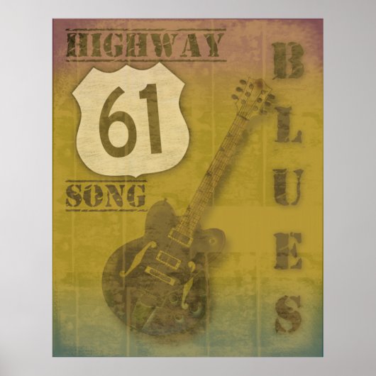 Highway 61 Blues Poster (Voorkant)
