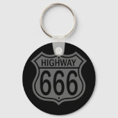 Highway 666 sleutelhanger (Voorkant)