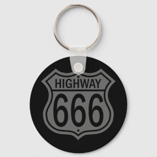 Highway 666 sleutelhanger
