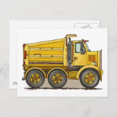 Highway Dump Truck Post Card Briefkaart (Voorkant / Achterkant)