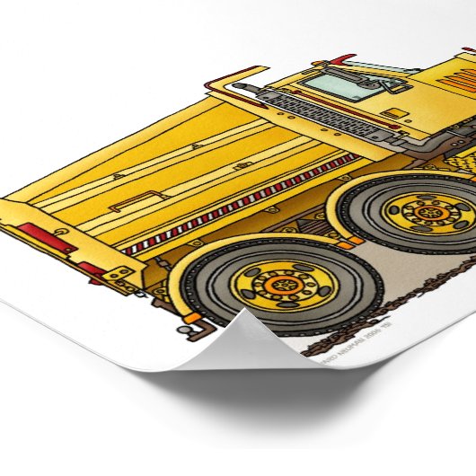 Highway Dump Truck Poster (Hoek)