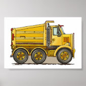 Highway Dump Truck Poster (Voorkant)