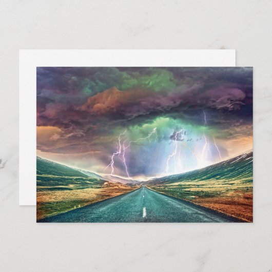 Highway Lightning Landscape (Voorkant / Achterkant)