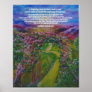 Highway of Holiness Prophetic Art van Andrea Riley Poster