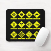 Highway of Threats Mousepad Muismat (Met muis)