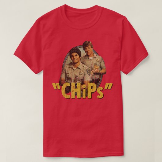 Highway Patrol CHiPs 1977 T-shirt (Design voorkant)