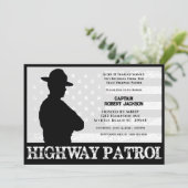 Highway Patrol Flag Pensioen Partij Kaart (Staand voorkant)