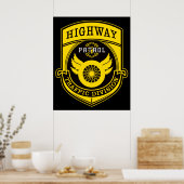 Highway Patrol Poster (Keuken)