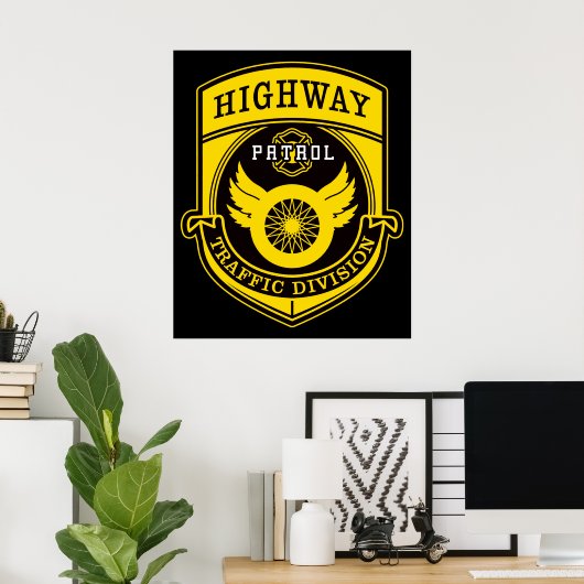 Highway Patrol Poster (Thuiskantoor)
