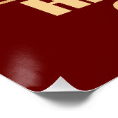 Highway Queen  Illustratie - Trucking Meisje Perfect Poster (Hoek)