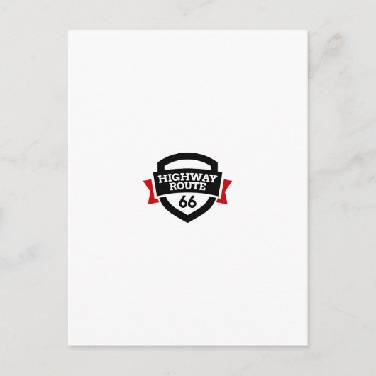 Highway_Route_66 Briefkaart (Voorkant)