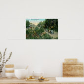 Highway Scene bij Amerikaans meer Poster (Keuken)