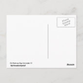 Highway Sign - Miles naar Yermo & Barstow Briefkaart (Achterkant)