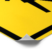 Highway Sign Poster (Hoek)