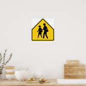 Highway Sign Poster (Keuken)