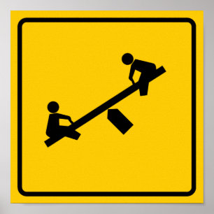 Highway Sign Poster