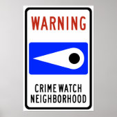 Highway Sign van Crime Watch Poster (Voorkant)