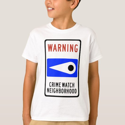 Highway Sign van Crime Watch T-shirt (Voorkant)