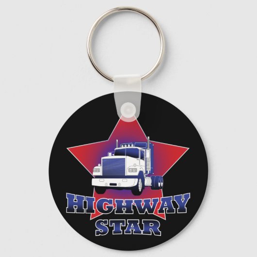 Highway Star Trucker Sleutelhanger (Voorkant)