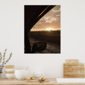 Highway Sunrise Poster (Keuken)