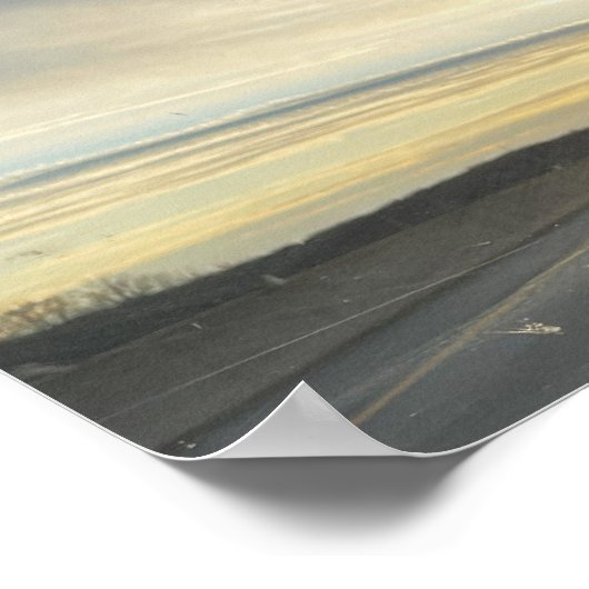 Highway Sunset Poster (Hoek)