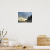 Highway Sunset Poster (Keuken)