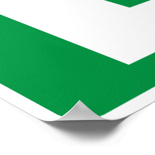 Highway-teken bibliotheek poster (Hoek)