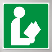 Highway-teken bibliotheek poster (Voorkant)